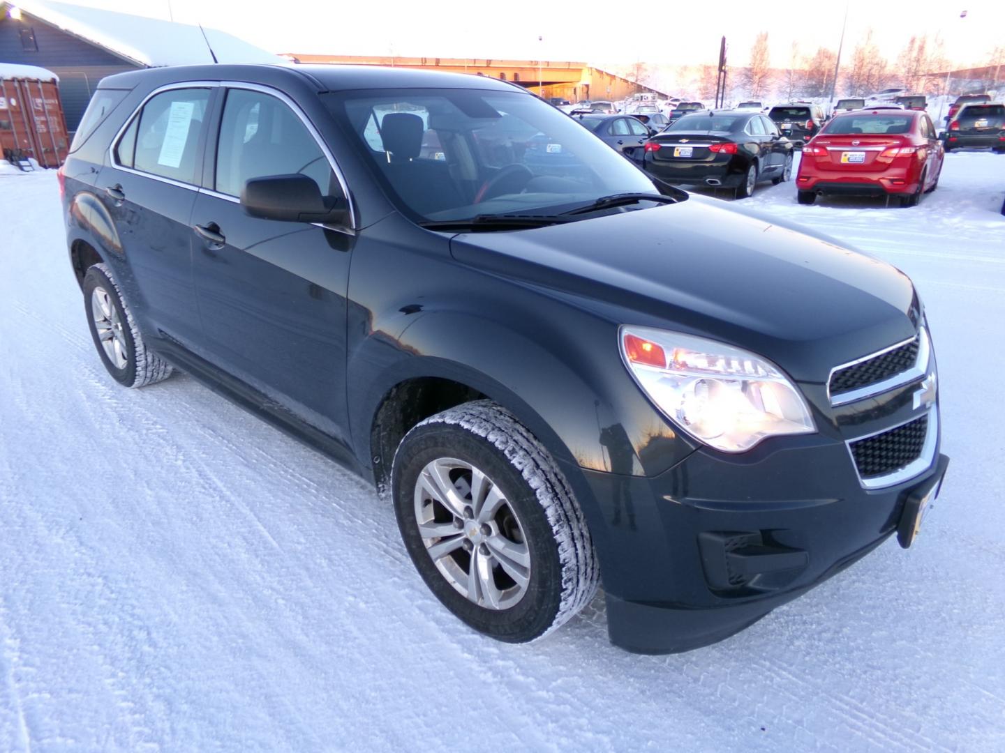 2012 Black Chevrolet Equinox LS 2WD (2GNALBEK4C1) with an 2.4L L4 DOHC 16V engine, 6-Speed Automatic transmission, located at 2630 Philips Field Rd., Fairbanks, AK, 99709, (907) 458-0593, 64.848068, -147.780609 - Photo#0